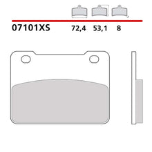 BREMBO KIT PASTIGLIE FRENO ANT. MONTA SU SYM WOLF CLASSIC 300 19-20-07101XS