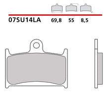 BREMBO KIT PASTIGLIE FRENO ANT. MONTA SU TRIUMPH ROCKET III ROADSTER ABS 10-17-07SU14LA