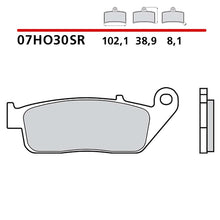 BREMBO KIT PASTIGLIE FRENO ANT. MONTA SU TRIUMPH THRUXTON 1200 16-21-07HO30SR