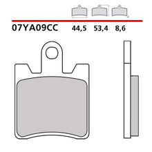 BREMBO KIT PASTIGLIE FRENO ANT. MONTA SU YAMAHA FJR ABS 1300 06-12-07YA09CC