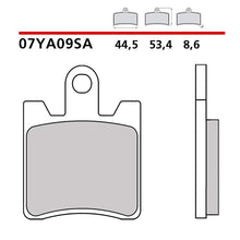BREMBO KIT PASTIGLIE FRENO ANT. MONTA SU YAMAHA FJR AS ABS 1300 13-20-07YA09SA