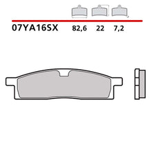 BREMBO KIT PASTIGLIE FRENO ANT. MONTA SU YAMAHA TT-R LW 125 00-16-07YA16SX