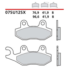 BREMBO KIT PASTIGLIE FRENO ANT. MONTA SU YAMAHA TT R USA 250 00-06-07SU12SX