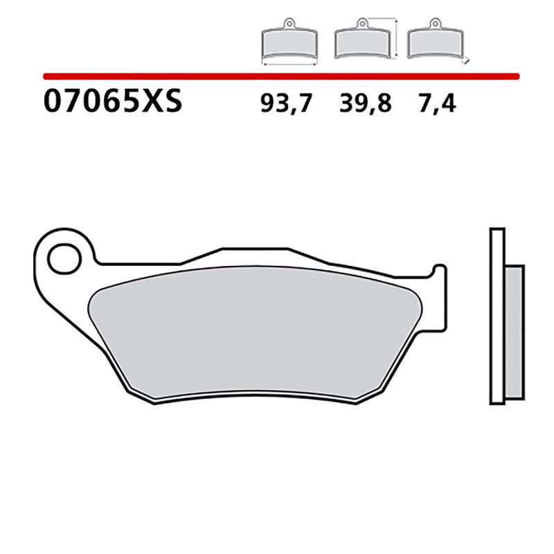 BREMBO KIT PASTIGLIE FRENO ANT. MONTA SU YAMAHA X-CITY 125 08-15-07065XS
