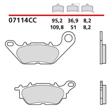 BREMBO KIT PASTIGLIE FRENO ANT. MONTA SU YAMAHA XC E VITY 125 08-13-07114