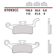 BREMBO KIT PASTIGLIE FRENO ANT. MONTA SU YAMAHA XENTER 150i 12-16-07093