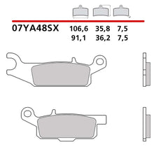 BREMBO KIT PASTIGLIE FRENO ANT. MONTA SU YAMAHA YFM D/P GRIZZLY 700 14-14-07YA48SX