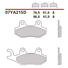 BREMBO KIT PASTIGLIE FRENO ANT. MONTA SU YAMAHA YXR FI RHINO 700 08-08-07YA21SD