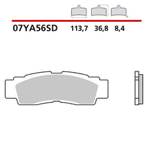 BREMBO KIT PASTIGLIE FRENO ANT. MONTA SU YAMAHA YXZ EPS SPECIAL ED. 16-17-07YA56SD