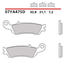 BREMBO KIT PASTIGLIE FRENO ANT. MONTA SU YAMAHA YZ F 450 08-20-07YA47SD
