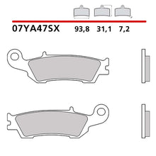 BREMBO KIT PASTIGLIE FRENO ANT. MONTA SU YAMAHA YZ FX 450 16-20-07YA47SX