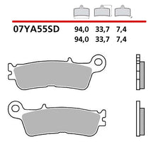 BREMBO KIT PASTIGLIE FRENO ANT. MONTA SU YAMAHA YZ FX 450 21-21-07YA55SD