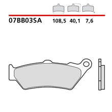 BREMBO KIT PASTIGLIE FRENO ANT. MONTA SU ZERO ZF S 13.0 16-17-07BB03SA