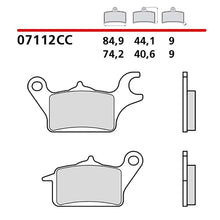 BREMBO KIT PASTIGLIE FRENO ANT. SINISTRA MONTA SU YAMAHA TRICITY 125 14-20-07112