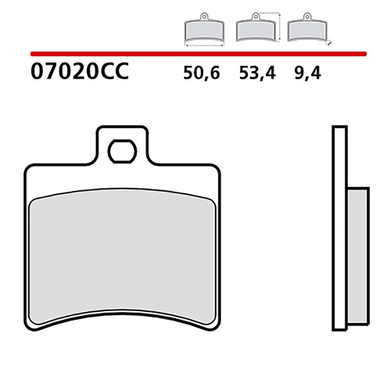 BREMBO KIT PASTIGLIE FRENO POST. MONTA SU APRILIA ATLANTIC 200 03-05