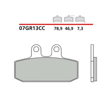 BREMBO KIT PASTIGLIE FRENO POST. MONTA SU APRILIA MANA 850 07-13-COD.07GR13CC