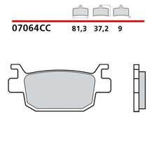 BREMBO KIT PASTIGLIE FRENO POST. MONTA SU BENELLI TRK 251 20-21-COD.07064