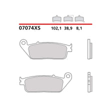 BREMBO KIT PASTIGLIE FRENO POST. MONTA SU BMW C 650 GT 650 16-20-COD.07074XS