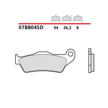 BREMBO KIT PASTIGLIE FRENO POST. MONTA SU DUCATI MULTISTRADA 950 19-20-COD.07BB04SD