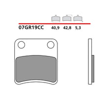 BREMBO KIT PASTIGLIE FRENO POST. MONTA SU HONDA CRF L AFRICA TWIN DCT ABS 1000 18-19-COD.07GR19CC
