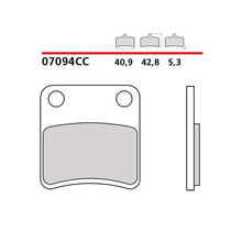 BREMBO KIT PASTIGLIE FRENO POST. MONTA SU HONDA NC INTEGRA DTC 750 16-20-COD.07094