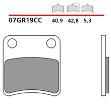 BREMBO KIT PASTIGLIE FRENO POST. MONTA SU HONDA VFR X CROSSTOURER ABS 1200 16-20-COD.07GR19CC