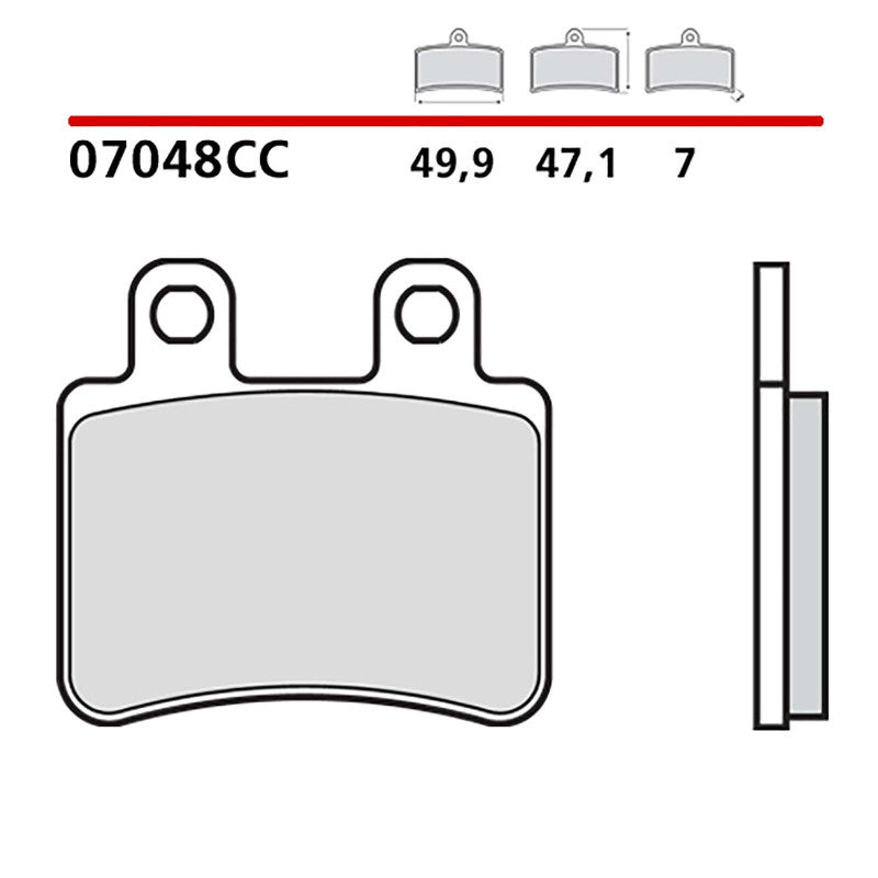BREMBO KIT PASTIGLIE FRENO POST. MONTA SU PEUGEOT SATELIS PREMIUM 4V 125 06-09-COD.07048