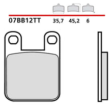 BREMBO KIT PASTIGLIE FRENO POST. MONTA SU PEUGEOT XP6 TRACK 50 06-12-COD.07BB12TT
