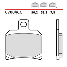 BREMBO KIT PASTIGLIE FRENO POST. MONTA SU PIAGGIO X9 EVOLUTION EURO 3 125 07-07-COD.07004