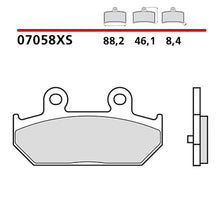 BREMBO KIT PASTIGLIE FRENO POST. MONTA SU SUZUKI AN BURGMAN ABS 400 17-20-COD.07058XS