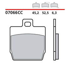 BREMBO KIT PASTIGLIE FRENO POST. MONTA SU YAMAHA AEROX (NS50F) 50 14-20