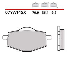 BREMBO KIT PASTIGLIE FRENO POST. MONTA SU YAMAHA DT RE 125 04-04-COD.07YA14SX