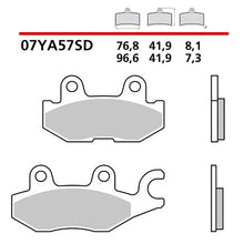 BREMBO KIT PASTIGLIE FRENO POST. MONTA SU YAMAHA YXC VIKING VI 700 15-16-COD.07YA57SD