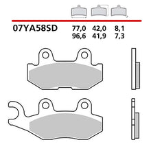BREMBO KIT PASTIGLIE FRENO POST. MONTA SU YAMAHA YXM VIKING EPS SPECIAL E 700 19-19-COD.07YA58SD