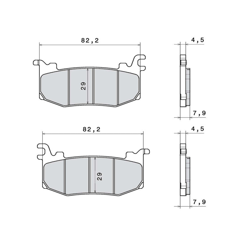 BREMBO PASTIGLIE FRENO MESCOLA Z04 DUCATI PANIGALE V4 2025