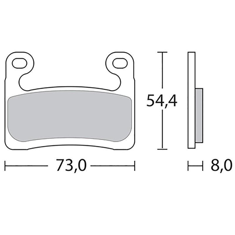 BREMBO PASTIGLIE FRENO Z04 MONTA SU BMW R1250 GS 19-20