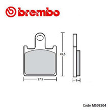 BREMBO PASTIGLIE FRENO Z04 MONTA SU KAWASAKI ZX-6R NINJA 09-16