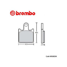 BREMBO PASTIGLIE FRENO Z04 MONTA SU KAWASAKI ZZR1400 16-20