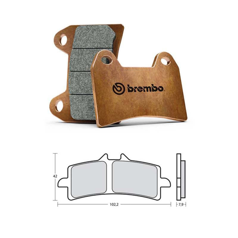 BREMBO PASTIGLIE FRENO Z04 MONTA SU SUZUKI GSX-S1000 21-23