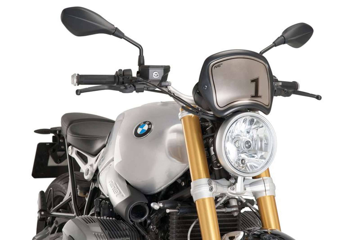 PUIG CARENATURA FRONTALE PER BMW R NINE T URBAN G/S 21-24 NERO OPACO