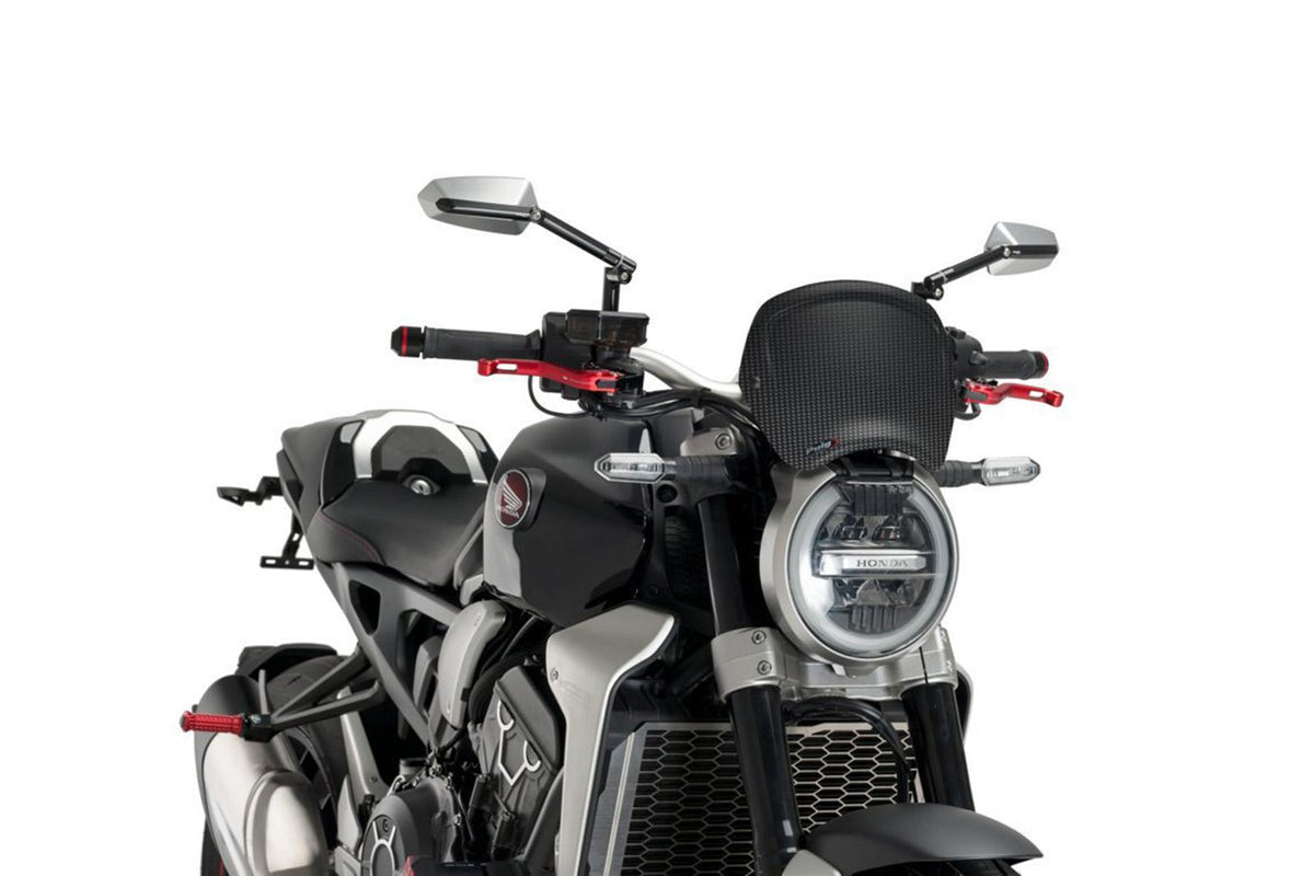 PUIG CARENATURA FRONTALE PER HONDA CB650R NEO SPORTS CAFE 21-23 CARBON LOOK