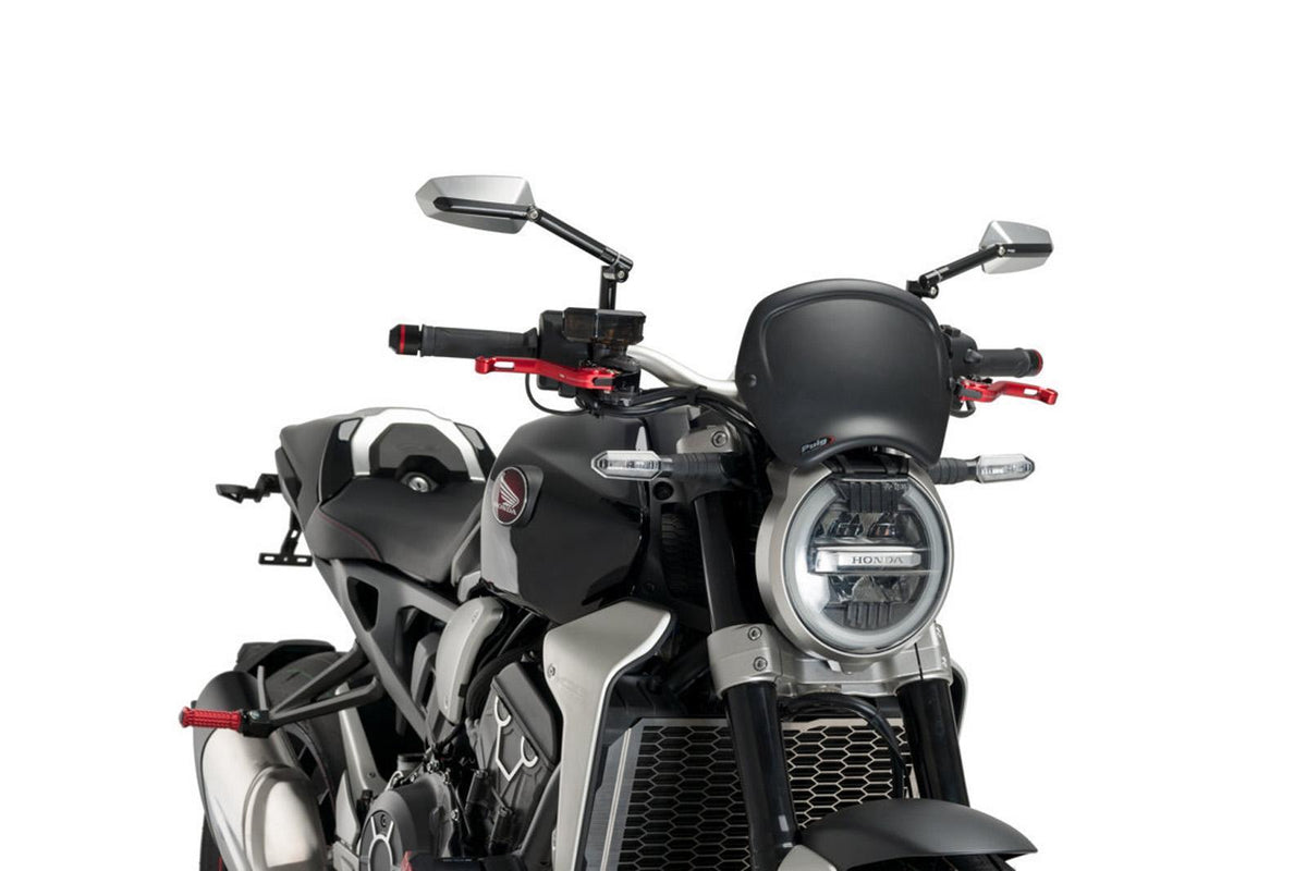 PUIG CARENATURA FRONTALE PER HONDA CB650R NEO SPORTS CAFE 21-23 NERO OPACO