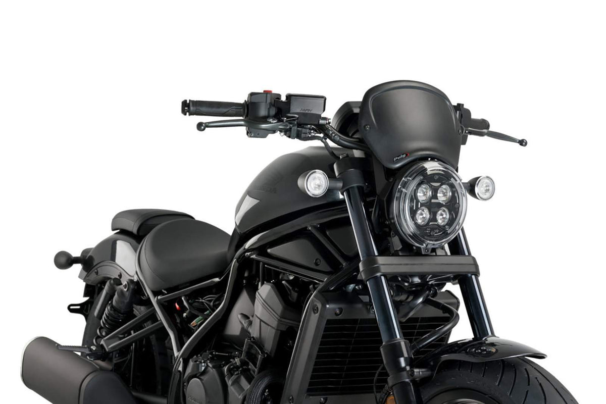 PUIG CARENATURA FRONTALE HONDA CMX1100 REBEL 21-24 NERO OPACO