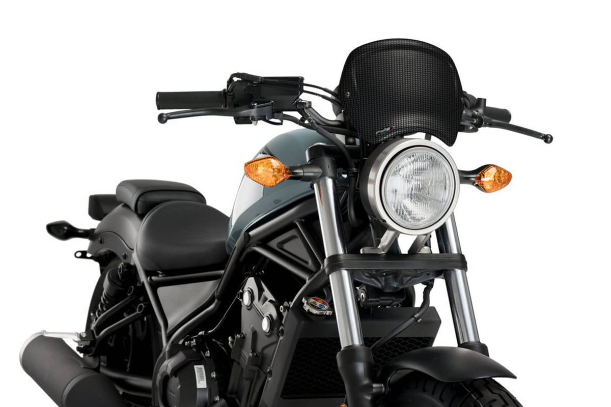 PUIG CARENATURA FRONTALE PER HONDA CMX 500 REBEL 17-19 CARBON LOOK