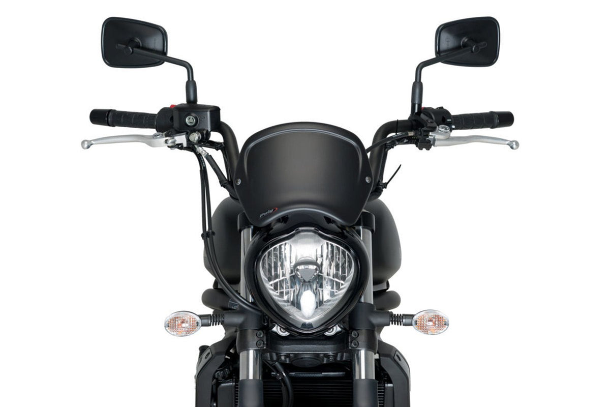 PUIG CARENATURA FRONTALE PER TRIUMPH SCRAMBLER 1200XC 21-23 NERO OPACO