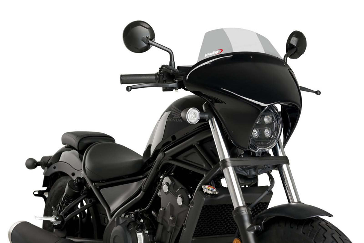 PUIG CUPOLINO BATWING SML TOURING PER HONDA CMX500 REBEL 2025 FUME CHIARO-21064H