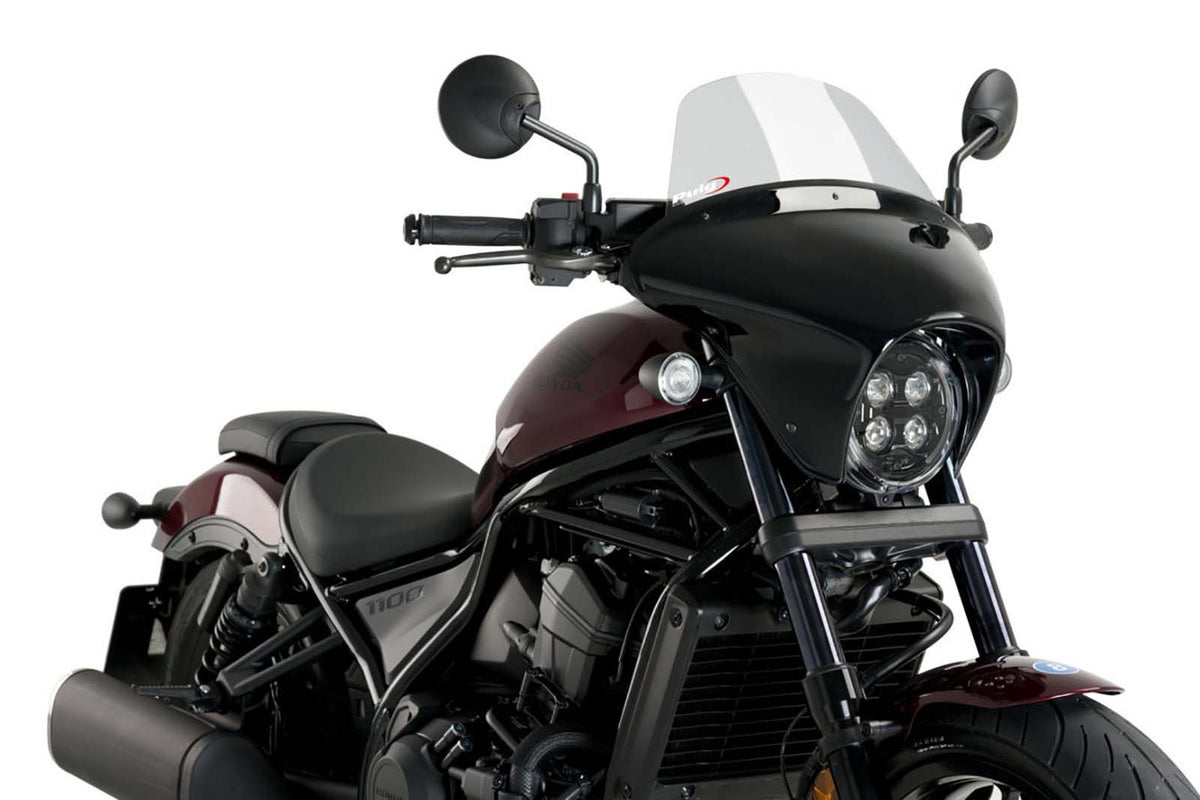 PUIG CUPOLINO BATWING SML TOURING PER HONDA CMX1100 DCT REBEL 21-24 FUME CHIARO-21070H