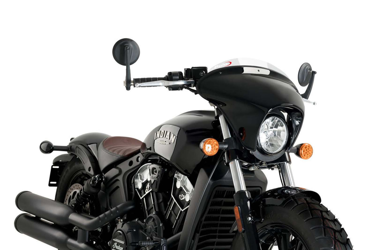 PUIG CUPOLINO BATWING SML SPORT PER INDIAN SCOUT BOBBER 18-25 TRASPARENTE-21073W