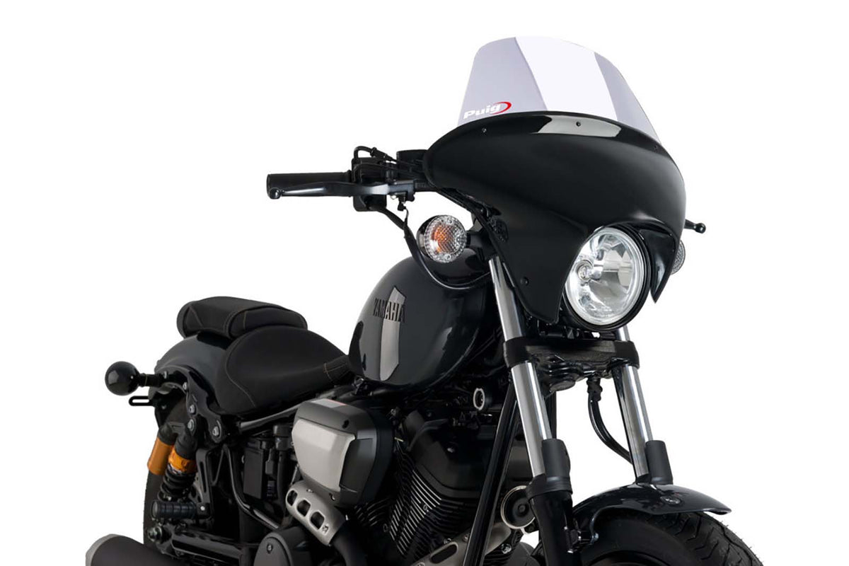 PUIG CUPOLINO BATWING SML TOURING PER YAMAHA XV950/R 17-20 FUME CHIARO