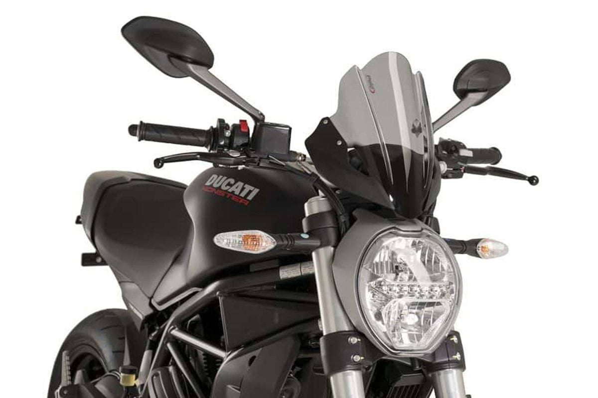 PUIG CUPOLINO SPORT PER DUCATI MONSTER 821 STRIPE 14-16 FUME SCURO